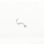 Clear Crystal Pigtail Nose Ring