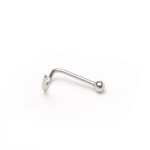 Plain Stainless Steel Pigtail Nose Ring